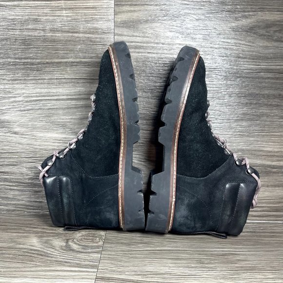 Madewell Women's Black Enzo Hiking Boots Shoe Size 7 - Picture 7 of 10